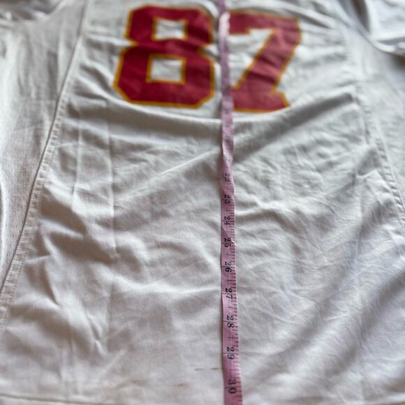Men's Authentic Nike Travis Kelce Kansas City Chiefs Player Away Game Jersey L - Picture 15 of 16